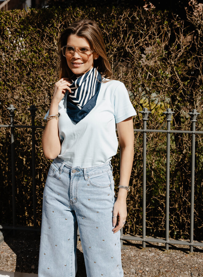 Margaux t-shirt – Lightblue