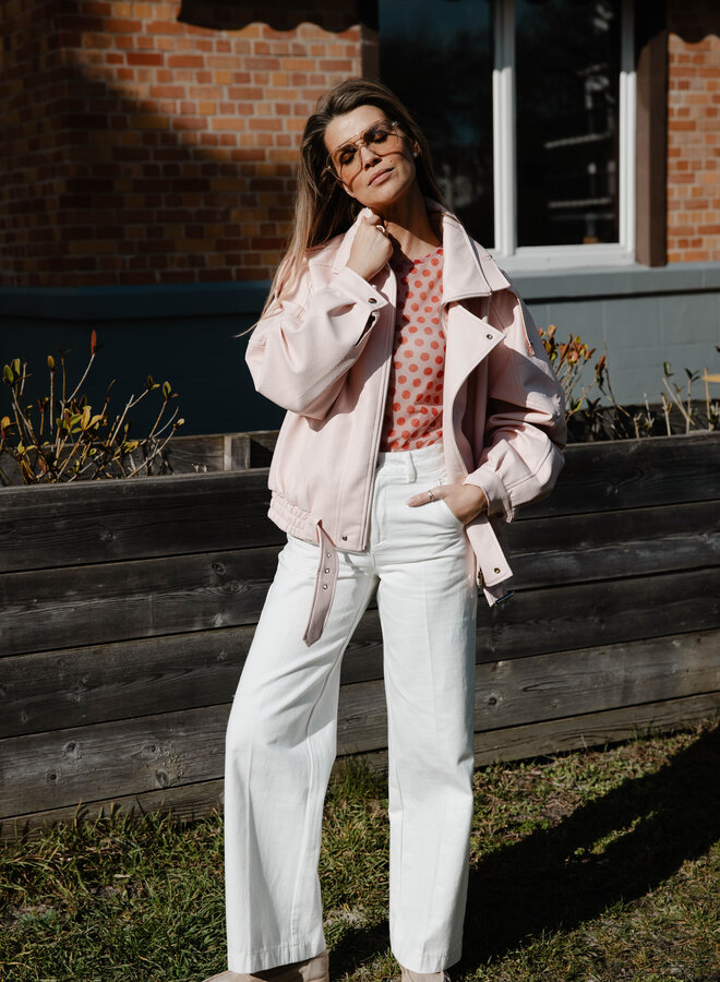 Eleonore jeans Wide – White