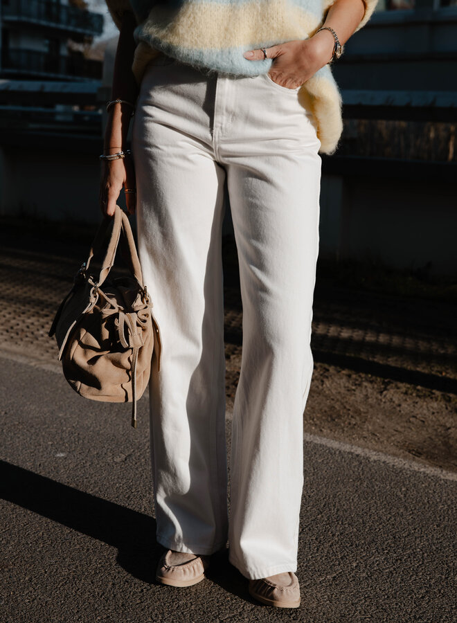 Celestin jeans Wide – White