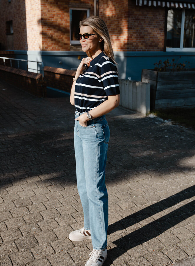 Tina polo tshirt – Marine