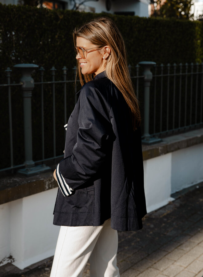 Lola trench kort – Marine