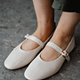 Ballerine bandje 9798 – Beige