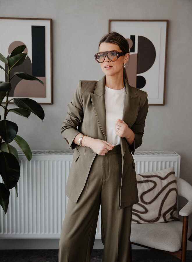 Ebelli blazer – Kaki