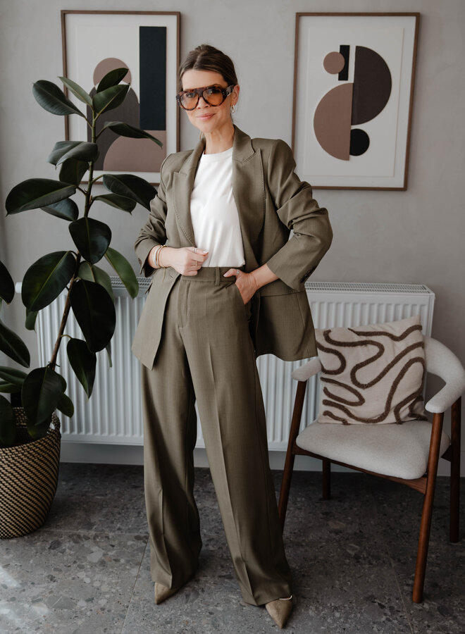 Ebelli blazer – Kaki