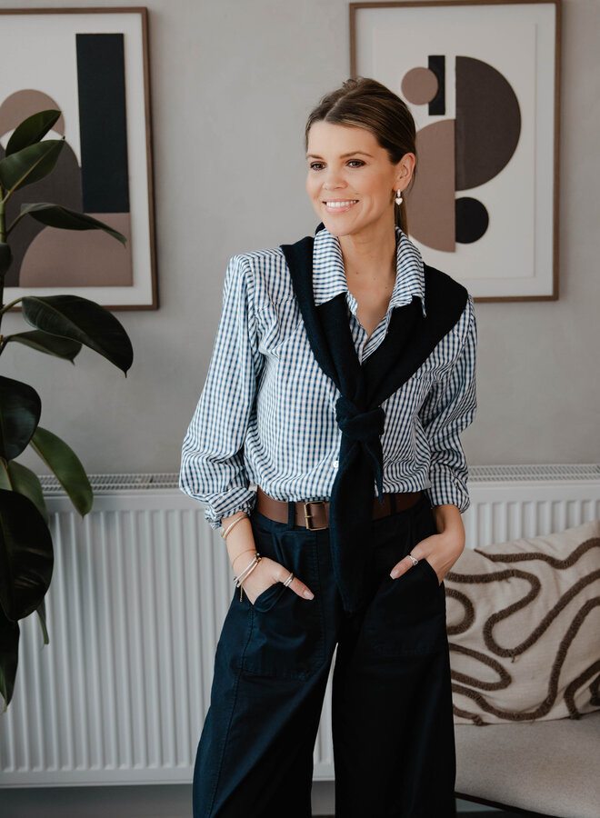 Holy hemdje carreaux – Marine