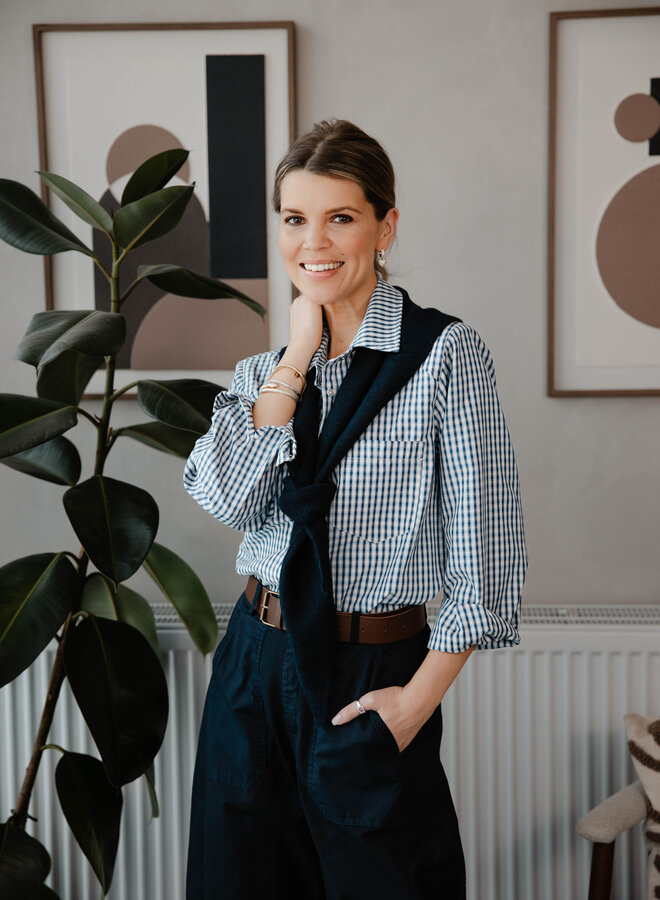 Holy hemdje carreaux – Marine