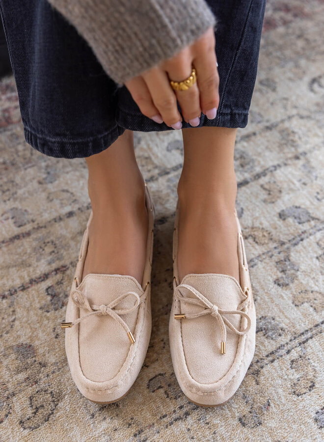 Loafer strik 2297 – Beige