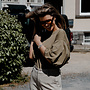 Rolini tshirt poufmouw – Khaki