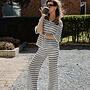 Justine set crocher truitje + Broek – Kaki