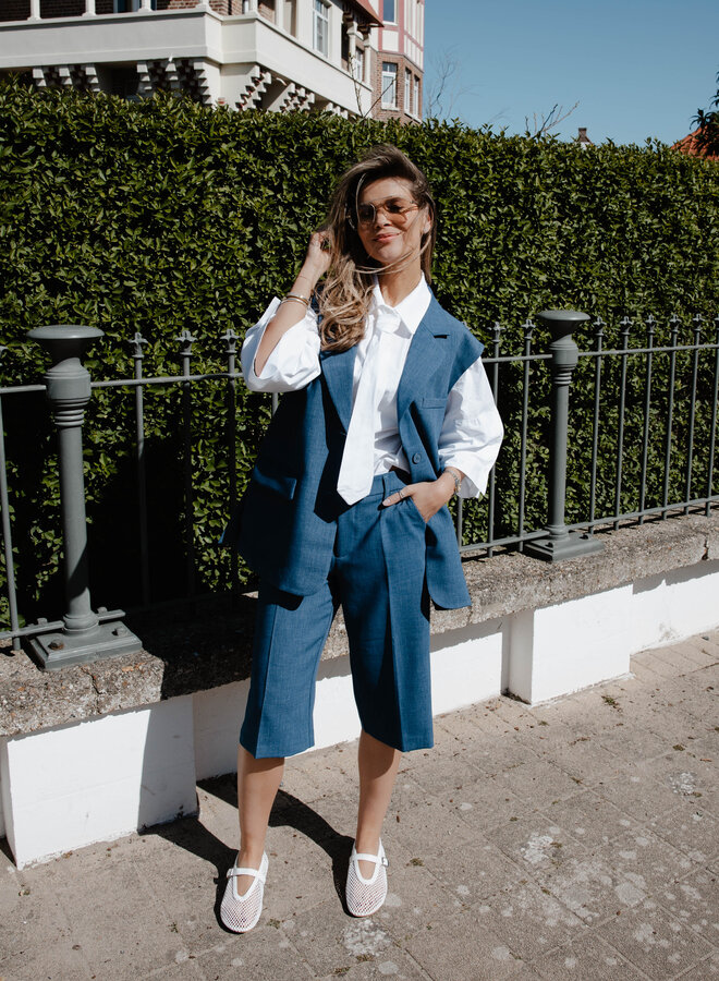 Joni Bermuda classic – Denim Blue