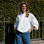 Marie hemdje met cravate – White