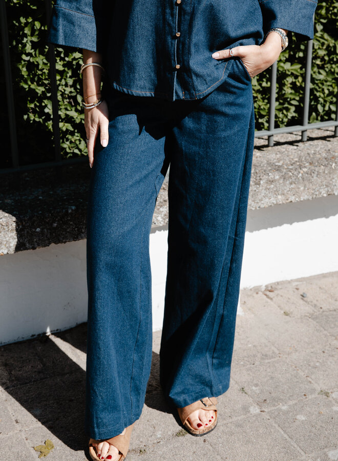 Isa ensemble denim – Dark denim