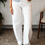 Athena barrel broek – White