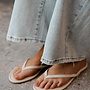 Slipper teen plat SS-295 – Beige