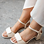 Sandaal hakje CL074 – White