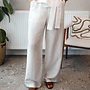 Helena broek lyocelle/linen – White
