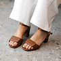 Sandaal hakje CL074 – Brown