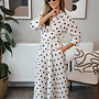 Jelena jurk polka dots – White