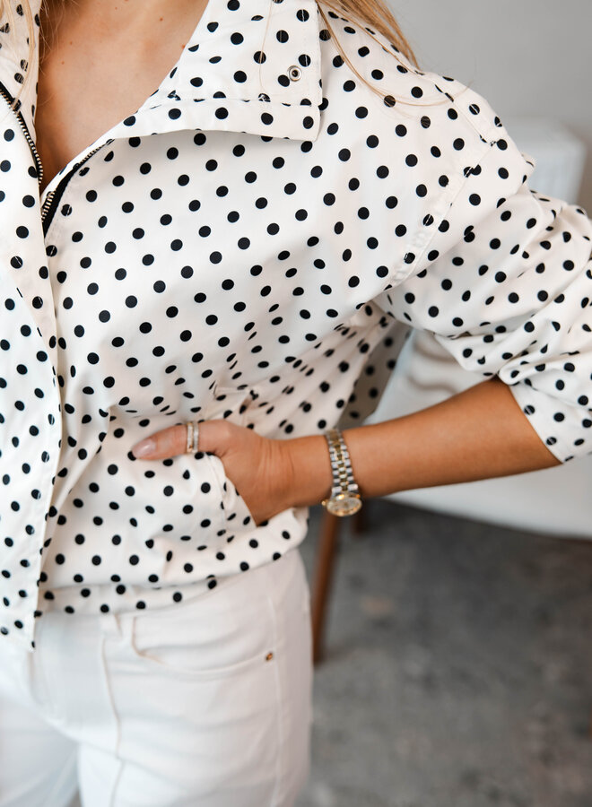 Mina polka dots jasje – Black