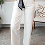 Lori broek met sjaaltje – White