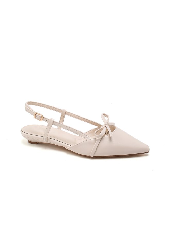 Slingback strikje MM-28 – Beige