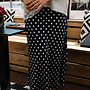 Fora rok satin polka dots – Marine
