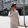 Thola hemdje strepen lange mouw – Beige