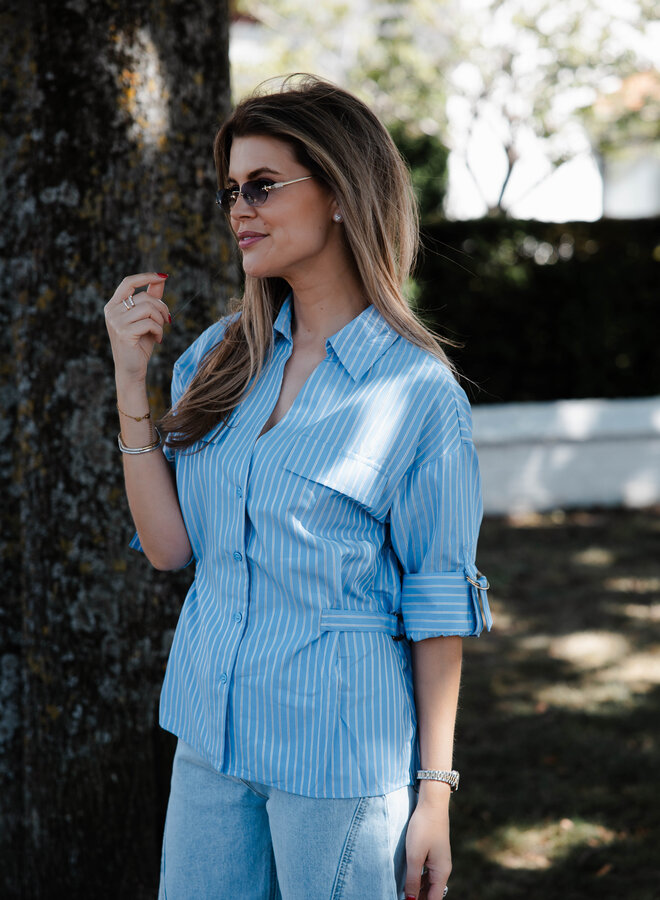 Thila blousehemdje – Blue