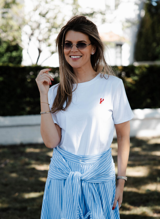 Loni tshirt lobster – White