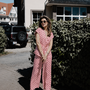 Jolien set broek + overslag top polka dots – Pink