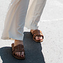 Slipper plat H8-1207X – Camel
