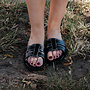 Slipper plat H8-1207X – Black
