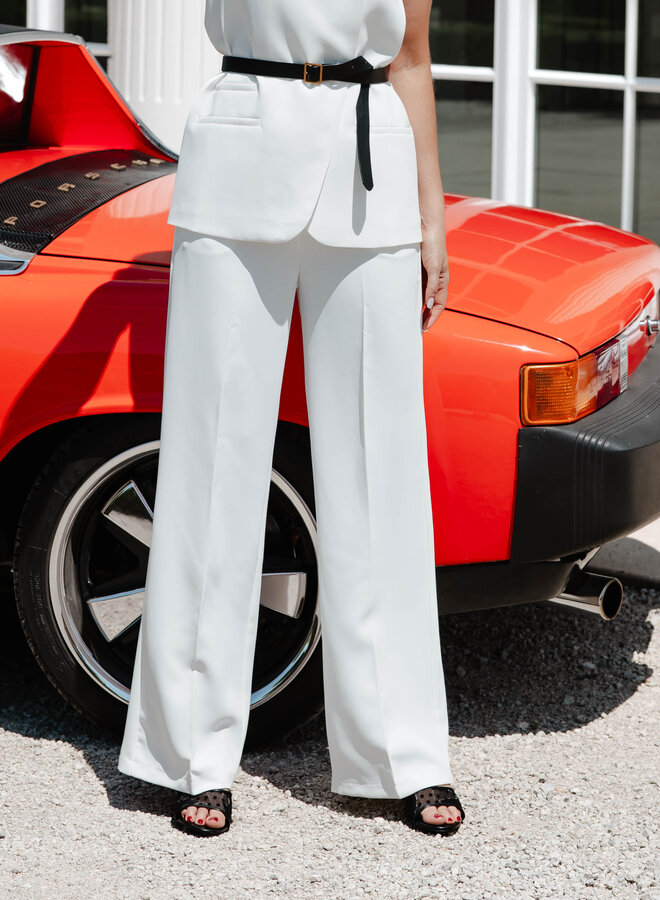 Ora losse broek – White