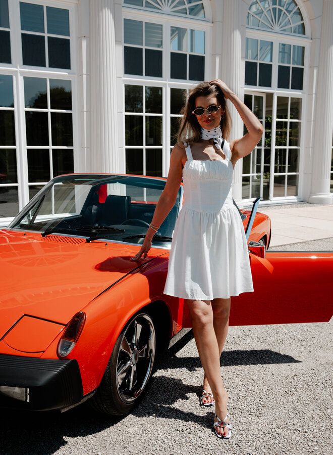 Filly jurk kort – White