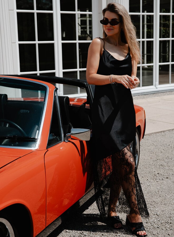 Jane lace dress – Black