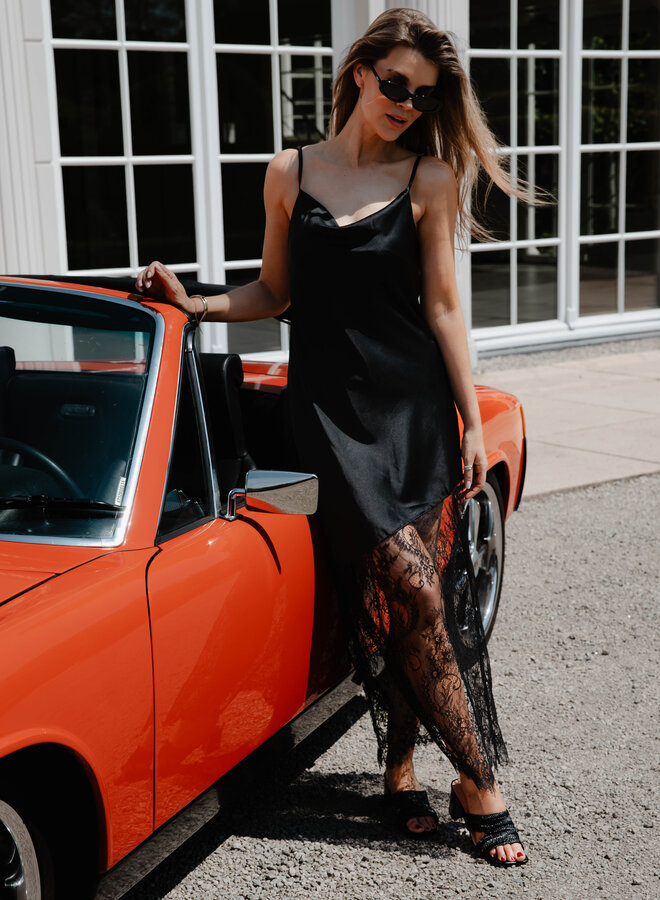 Jane lace dress – Black