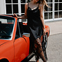 Jane lace dress – Black