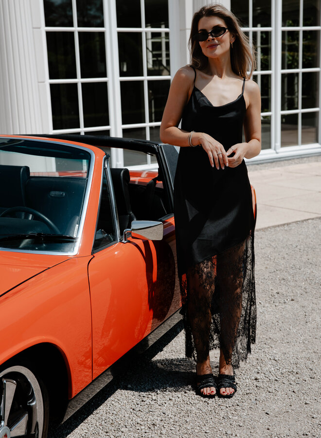 Jane lace dress – Black