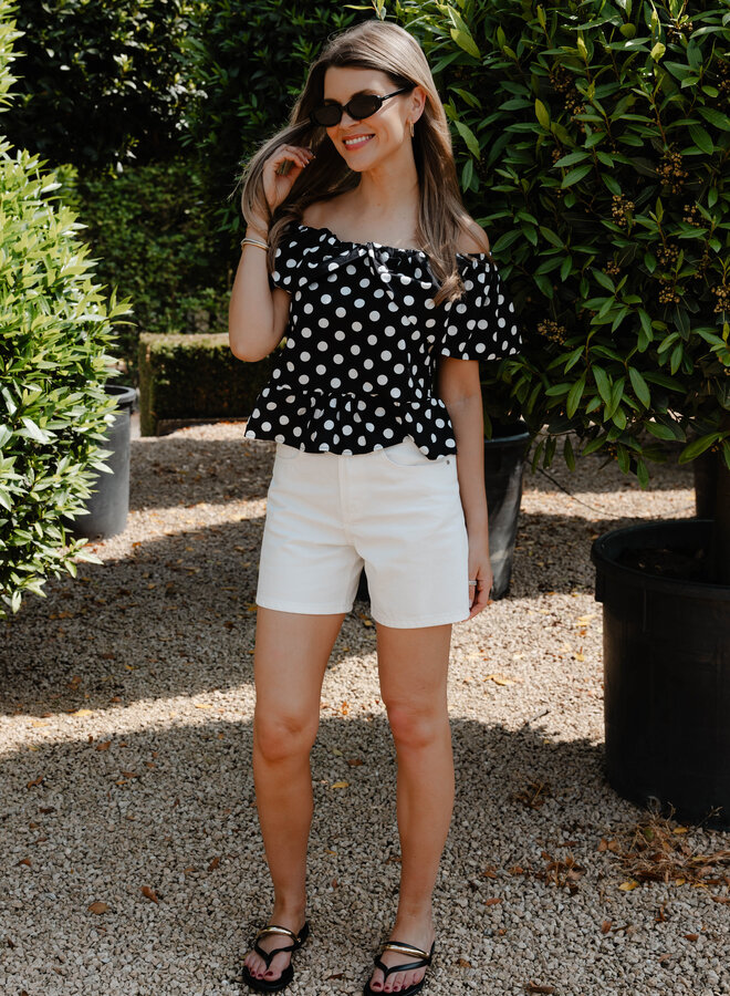 Valmy short – White