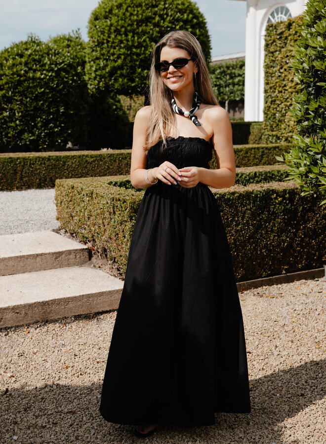 Jill bustier jurk – Black