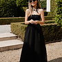 Jill bustier jurk – Black