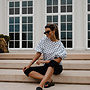 Féodora tshirt poufmouw polka dots – White
