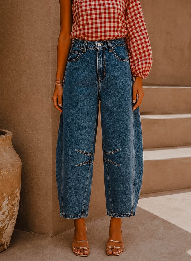 Haily broek balloon – Denim