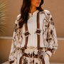 Laura bomber satinee – Creme