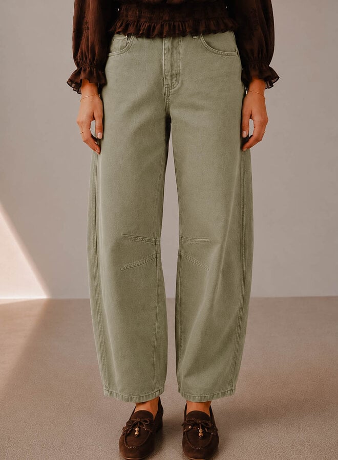 Haily broek balloon – Green