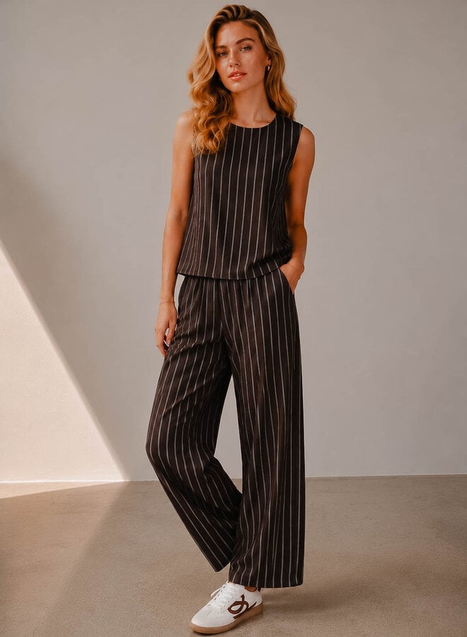 Onelle broek strepen – Choco