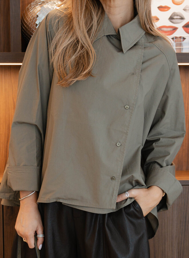 Jill hemdje schuin – Kaki