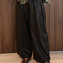 Livia Broek wide leder – Brown