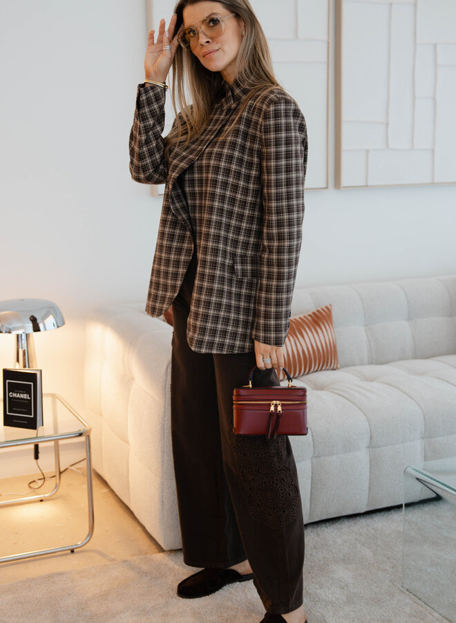 June broek broderie – Brown