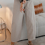 Noemi Barrel broek riem – Creme